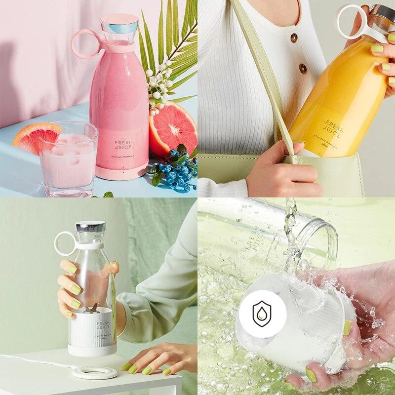 Portable Outdoor Travel Mini Juice Exactor Blender