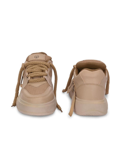 Men's High Heel Stylish Tan Casual Shoes