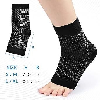 Swelling Arch Heel Socks yoga sport protect socks Pack of 1