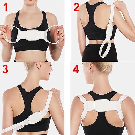 Shoulder & Back Straightener Elastic Spine Support Posture Corrector Belt