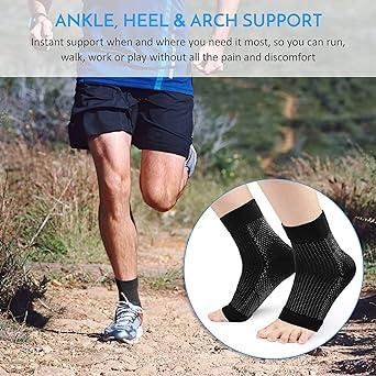 Swelling Arch Heel Socks yoga sport protect socks Pack of 1