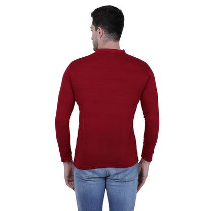 Mens Cotton Solid Full Sleeve T-Shirt