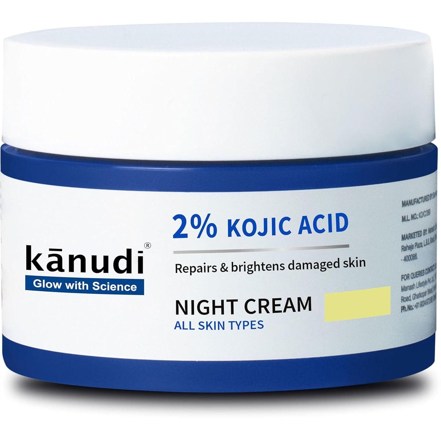 Kanudi Kojic Acid Night Cream (50 g) (Pack of 2)