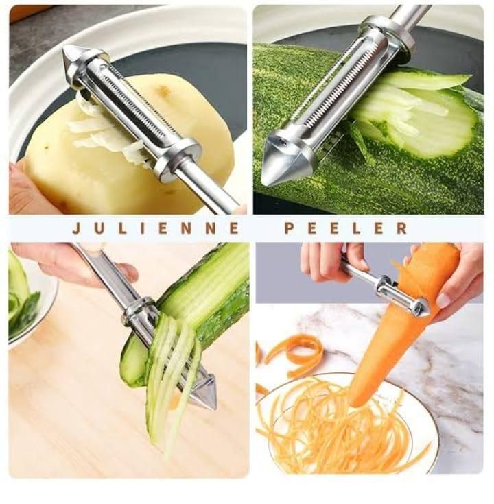 Multifunctional Stainless-Steel Peeler Pack of 2